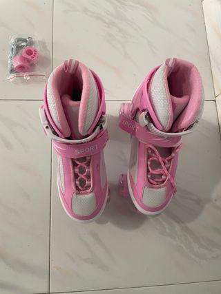 Patines infantiles rosa