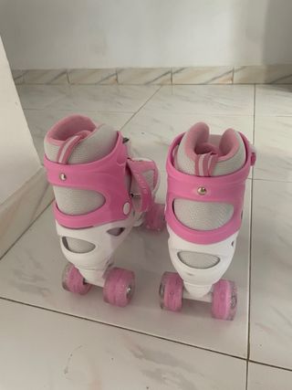 Patines infantiles rosa