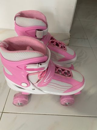 Patines infantiles rosa
