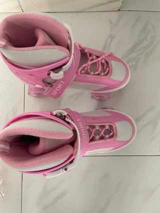 Patines infantiles rosa