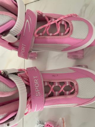 Patines infantiles rosa