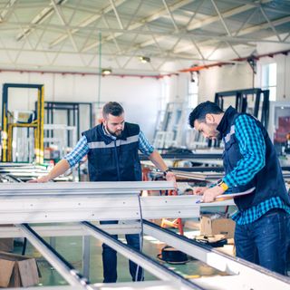 Ventana Balconera de PVC estándar - 70 x 200