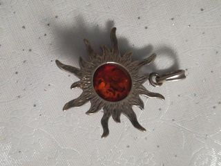 Colgante Sol ámbar