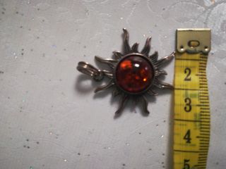 Colgante Sol ámbar