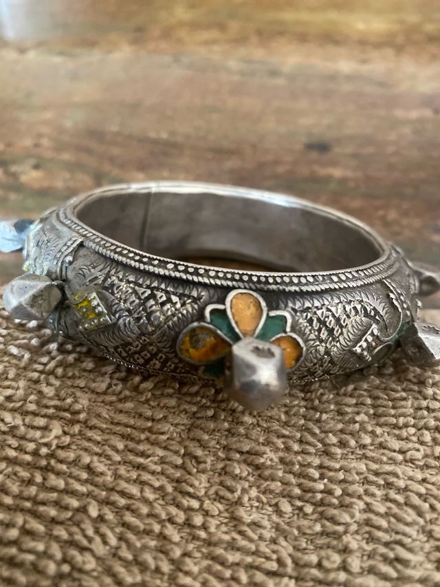 Pulsera plata  bereber antigua
