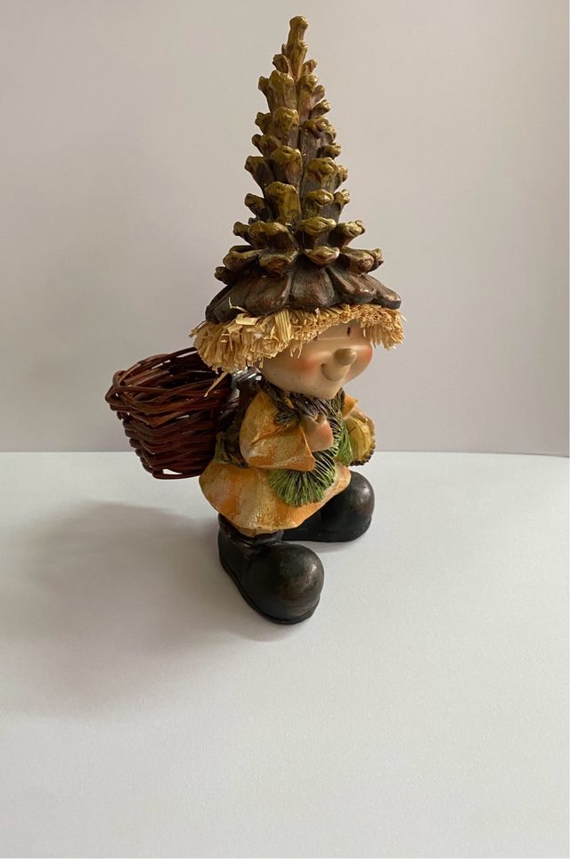 Gnomo fatina resina: regalo bimbo