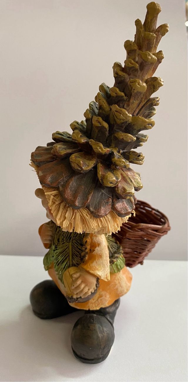 Gnomo fatina resina: regalo bimbo