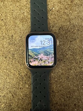 Apple Watch SE - Correa Negra, Oro Rosa