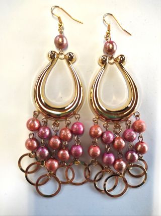 Orecchini vintage dorati