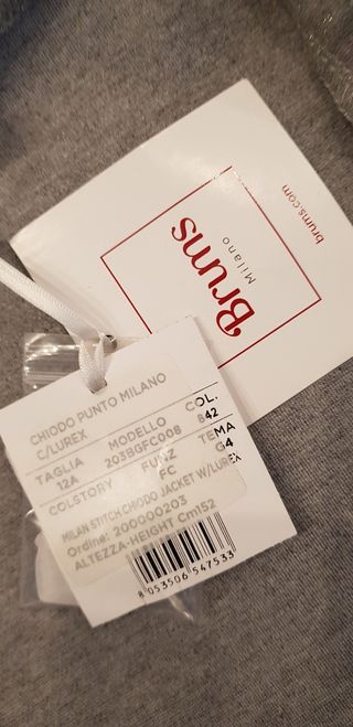 Giacca bimba Sunis 12 anni nuova