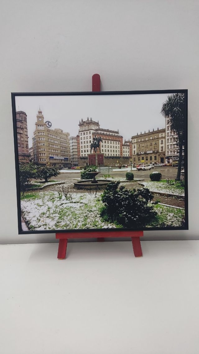 Cuadro "Plaza de España de FERROL".