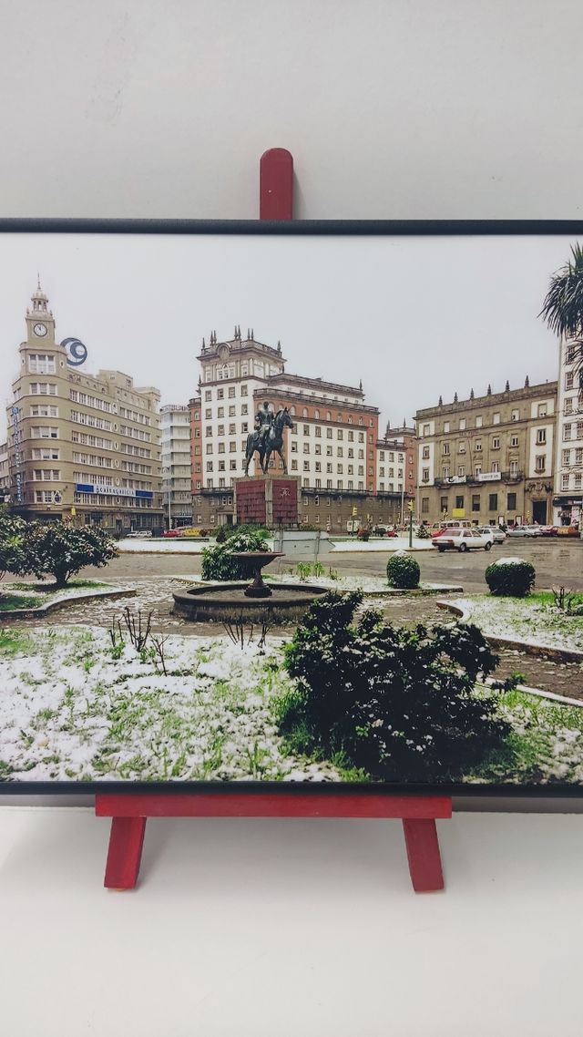 Cuadro "Plaza de España de FERROL".