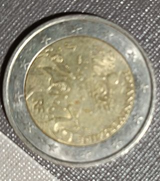 Diferentes monedas de 2 euros