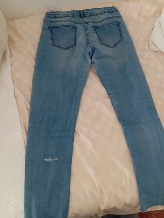 Vaqueros largos azules