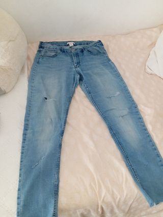 Vaqueros largos azules