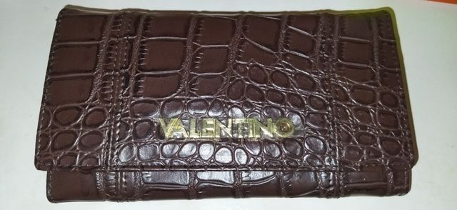 Cartera Valentino polipiel marrón