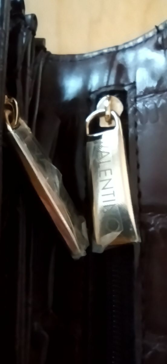 Cartera Valentino polipiel marrón