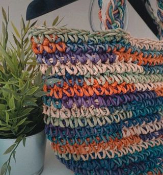 Bolso de verano tipo crochet 