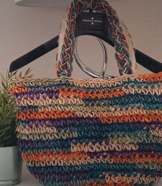 Bolso de verano tipo crochet 