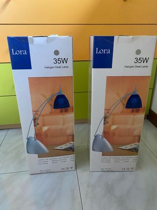 2 Lampade da scrivania Lora 35W
