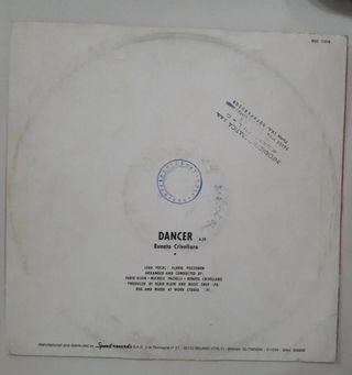 Boomerang Club Band Dancer Vinile Italo Disco 12"
