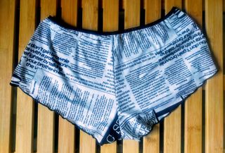 short estampado 