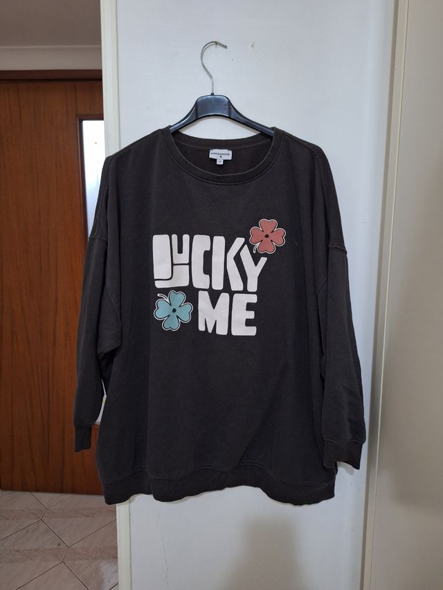 Felpa Lunchbox nera tg. 6