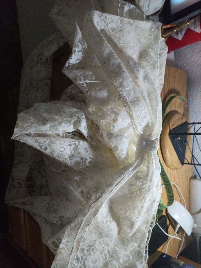 Lazo encaje novia blanco 