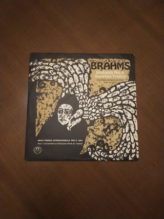 Disco in vinile Brahms "Sinfonia n.4"