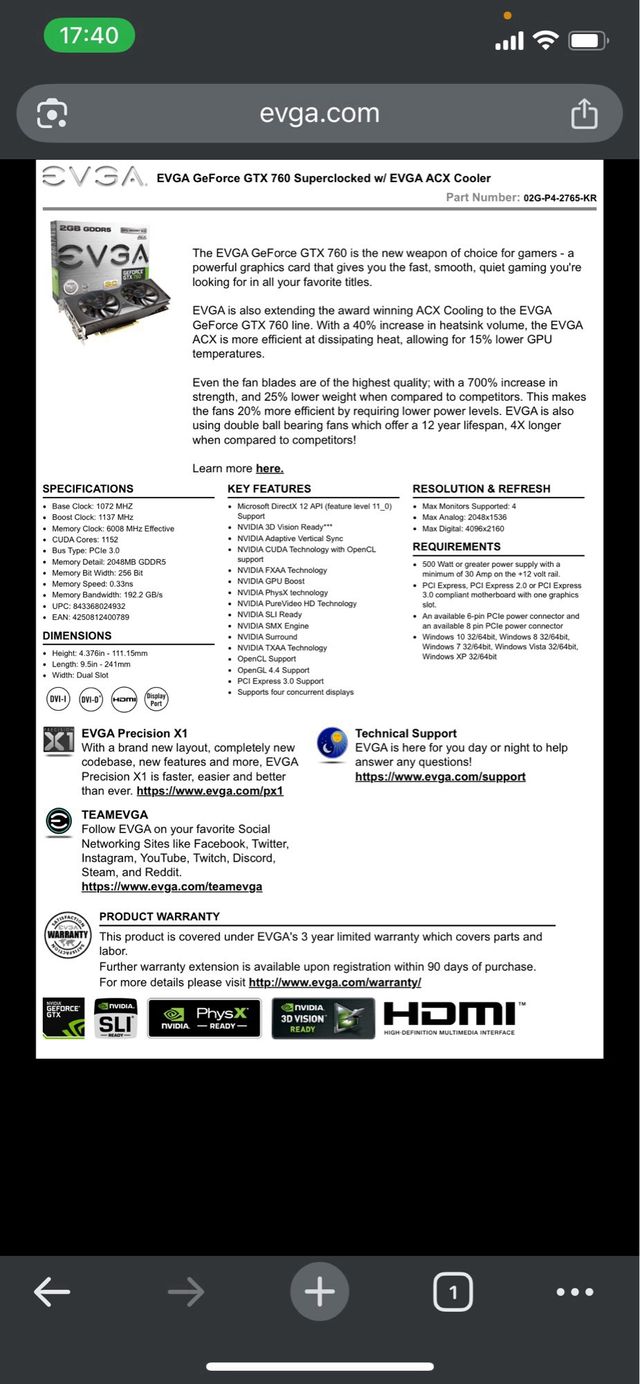 Gtx760 Drivers Geforce Gtx 760 Windows 10 Gigabyte Geforce Gtx 760 - Main Image