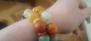 Pulseras artesanales de piedras naturales