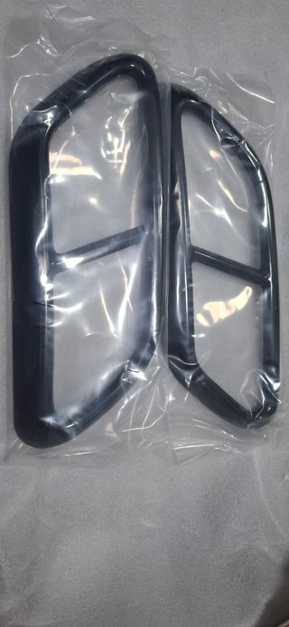 2 Cubiertas Tubo Escape Coche