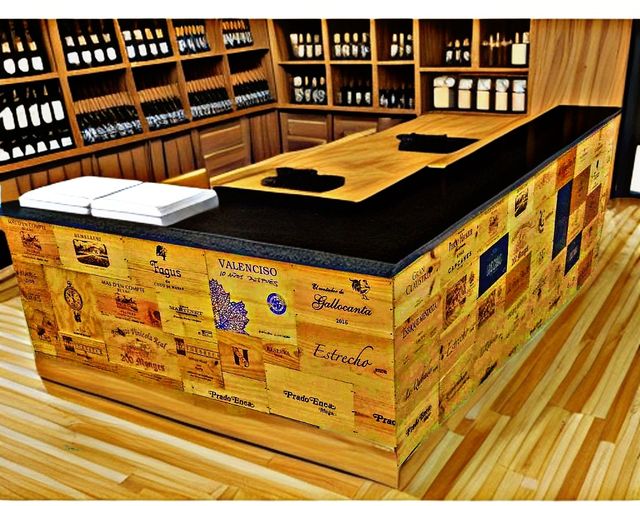 Decorazione pareti sala da pranzo cantine ristorante