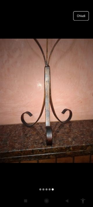 Candeliere 3 bracci stile vintage