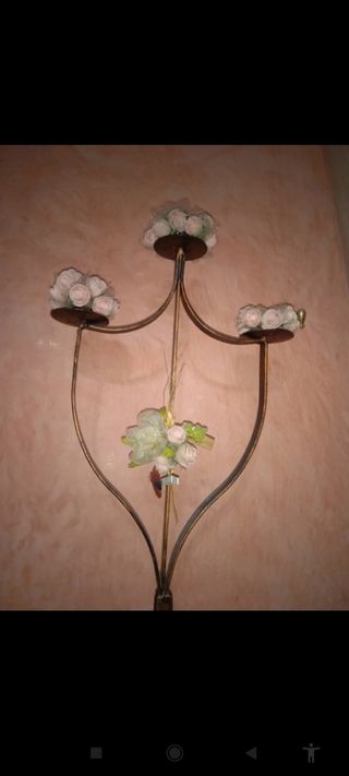 Candeliere 3 bracci stile vintage