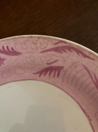 Raro Plato Chino Vintage con sello