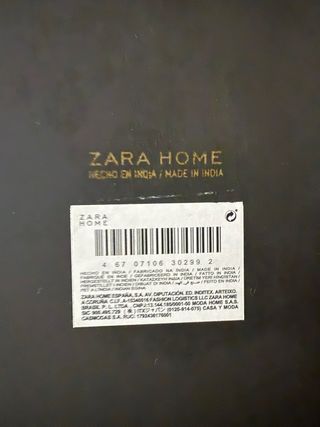 Espejo redondo Zara Home dorado
