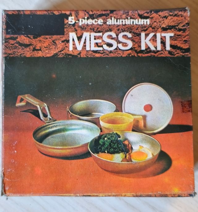 Set campeggio vintage