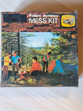 Set campeggio vintage