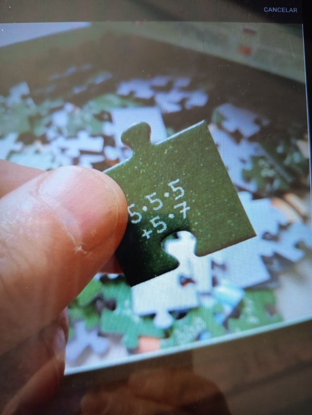 Puzzle de matemáticas