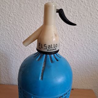 Sifón antiguo El Gallo