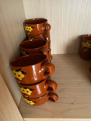 Vajilla barro cocido artesanal