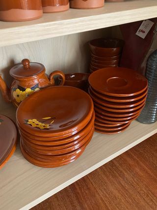 Vajilla barro cocido artesanal