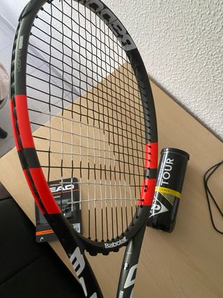 Raqueta Babolat + Pelotas