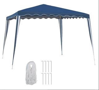 Nueva pérgola carpa 3x3 azul