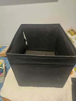 Caja organizadora tela negra