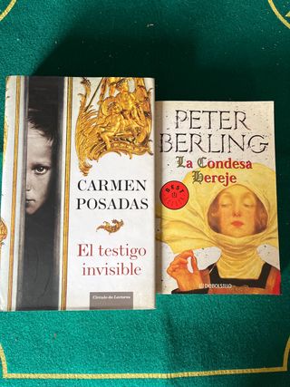 Lote 2 libros novela historica
