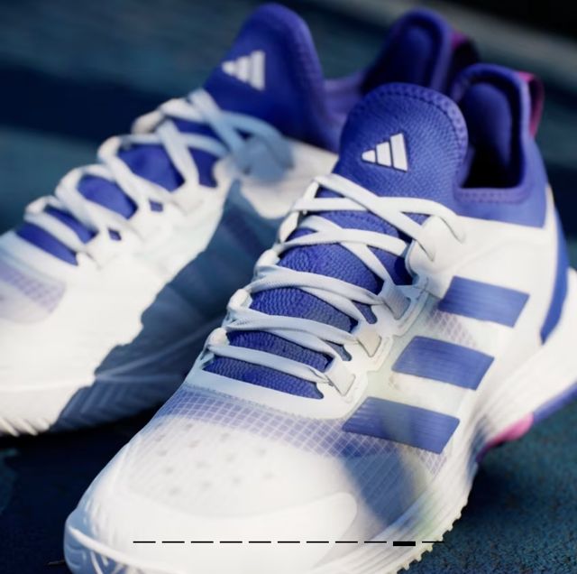 Zapatillas Adidas blancas y azules