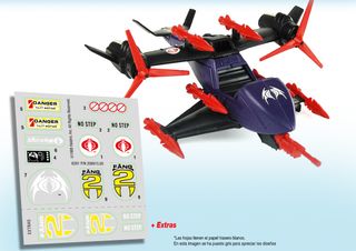 Gi Joe repro pegatinas Fang II