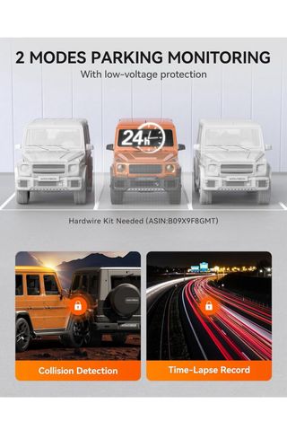 Cámara Coche 4K+2.5K Dual Channel